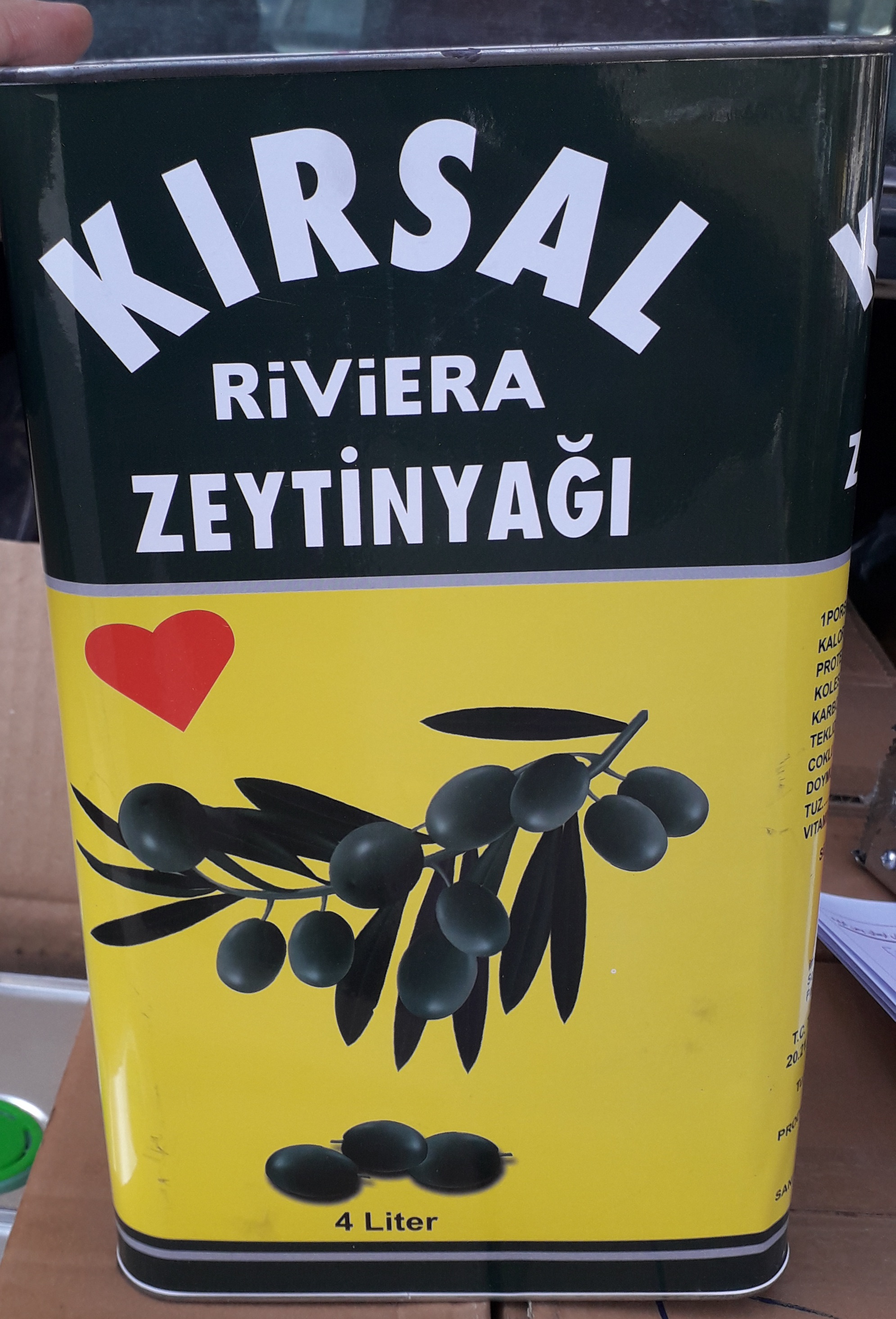 روغن زیتون کرسال ، ۱۶ لیتر ، کیفیت عالی ، پک ۴ تایی