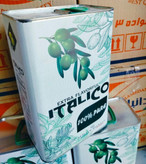 روغن زیتون ایتالیکو ، ۱۶ لیتر ، بهترین کیفیت موجود ، کارتن شامل ۴ حلب